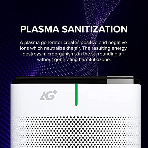 Brondell Pro Air Purifier Clean Air Filter, Bacteria, Mold, Allergens, and Smoke – With AG+ Technology by Aurabeat