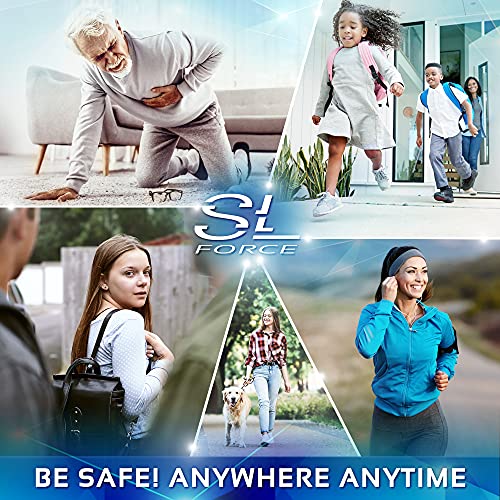 SLFORCE Personal Alarm Keychain 5 Pack Personal Alarms for Women. Includes 130dB Safe Personal Alarm for Seniors, LED, and Carabiner. Personal Alarms-Safety and Self Defense Best Safe Alarm for Women