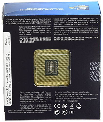 Intel Xeon 6C E5 2620 2.0 GHz 6 LGA 2011 Processor BX80621E52620