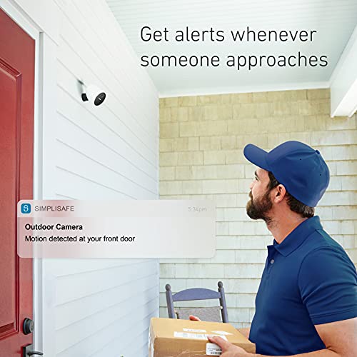 SimpliSafe 10 Piece Wireless Home Security System with Outdoor Camera - Optional 24/7 Professional Monitoring - No Contract - Compatible with Alexa and Google Assistant