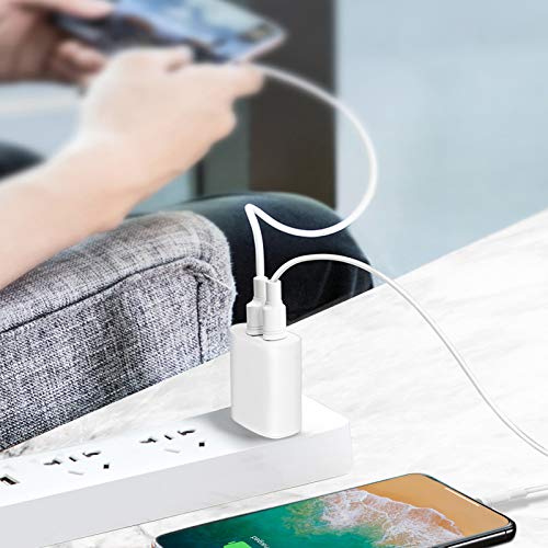 USB C Wall Charger, Deegotech 20W iPhone 12 13 Charger, Dual Port Foldable Plug PD 3.0 Type C Charger Compatible with iPhone 13/13Pro/13 Pro max/iPhone 12/12 Pro max/11/11Pro Max/X/SE3 iPad Pro