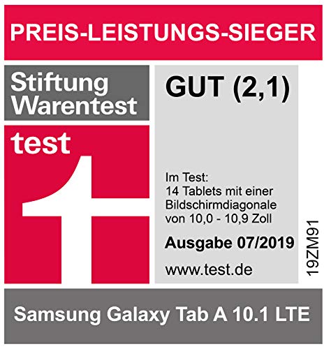 Samsung Galaxy Tab A (2019,4G/LTE) SM-T515 32GB 10.1" Factory Unlocked Wi-Fi + 4G/LTE Tablet - International Version, No Warranty (Black)