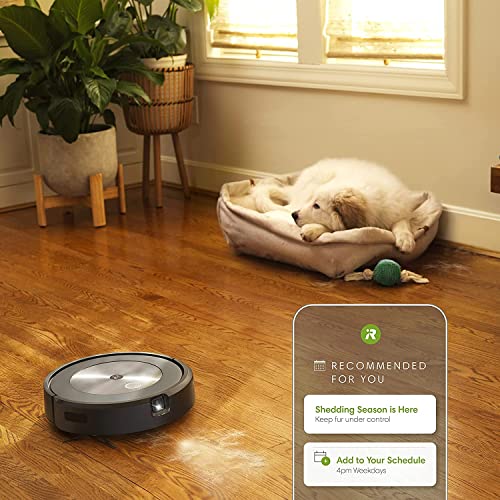 iRobot Roomba j7+ (7550) Self-Emptying Robot Vacuum Bundle – Identifies and Avoids Obstacles Like Pet Waste & Cords + Authentic Side Brush