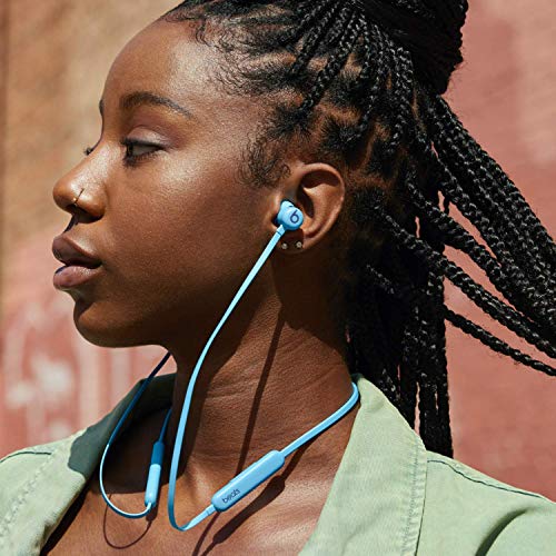 Beats Flex Wireless Portable Bluetooth Earbuds Built-in Microphone - Flame Blue (Renewed)