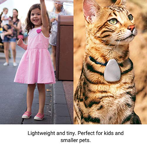 Jiobit - Smallest GPS Tracker for Kids, Cats, Dogs, Elderly, Adults | Tiny, Waterproof, Durable, Encrypted | Real-Time Location | Long-lasting Battery | Cellular, Bluetooth, WiFi | Fits on Pet Collars