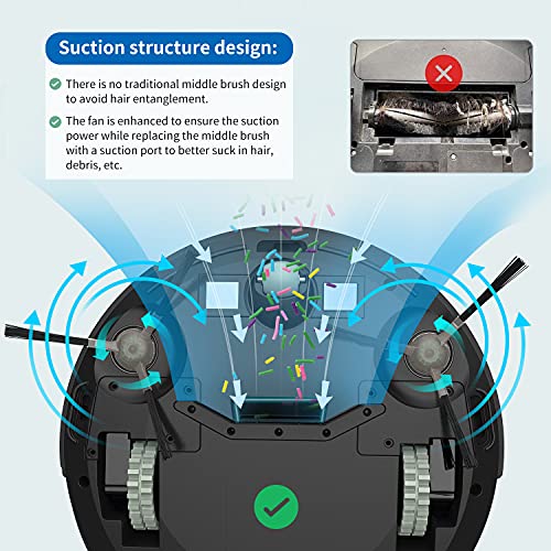 OKP Life K4 Robot Vacuum Cleaner 2200Pa Suction, Grey