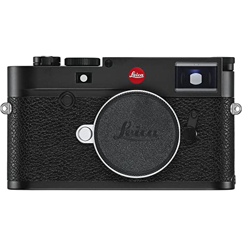 Leica M10 - R Digital Rangefinder Camera (Black Chrome) (20002) + 64GB Extreme Pro Card + Corel Photo Software + Card Reader + Case + Cleaning Set + Flex Tripod + Cap Keeper - Starter Bundle