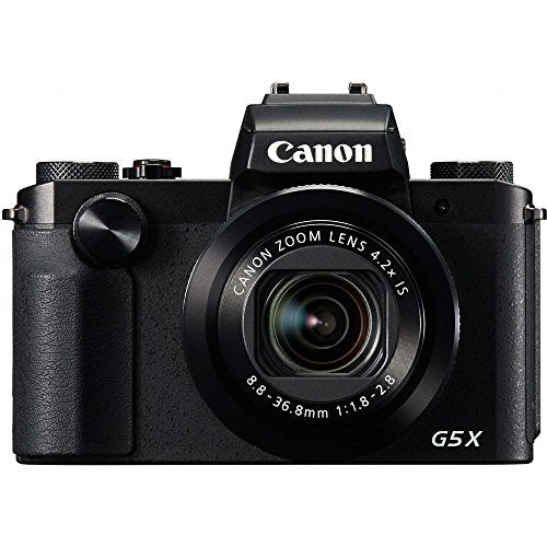 Canon PowerShot G5 X Digital Camera (0510C001), 64GB Card, NB13L Battery, Corel Photo Software, Charger, Card Reader, Soft Bag, Tripod, Strap + More (International Model)