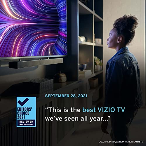 VIZIO 75-Inch P-Series 4K QLED HDR Smart TV w/Voice Remote, Dolby Vision, 4K 120Hz Gaming, Alexa Compatibility, P75Q9-J01, 2021 Model