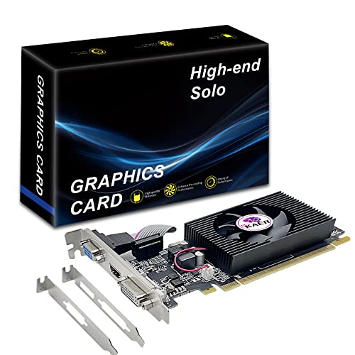 GeForce GT 730 2GB DDR3 64 Bit PCI Express 2.0 X 8, DVI VGA HDMI of 3 Ports Low Profile Graphics Card, PC Video Card