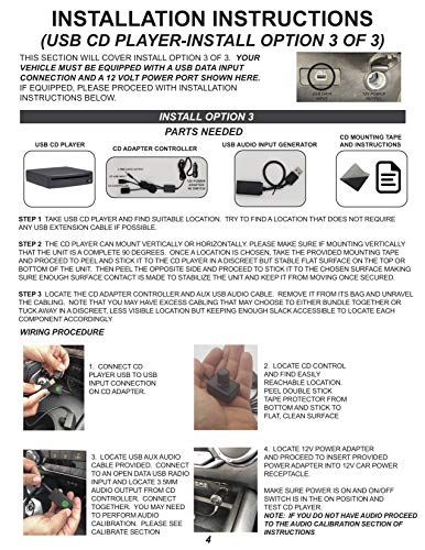 Automotive Integrated Electronics OE Integrated Vehicle CD Player via USB radio connection (USBCDPLAY2) – (See Vehicle Fit Chart PDF)