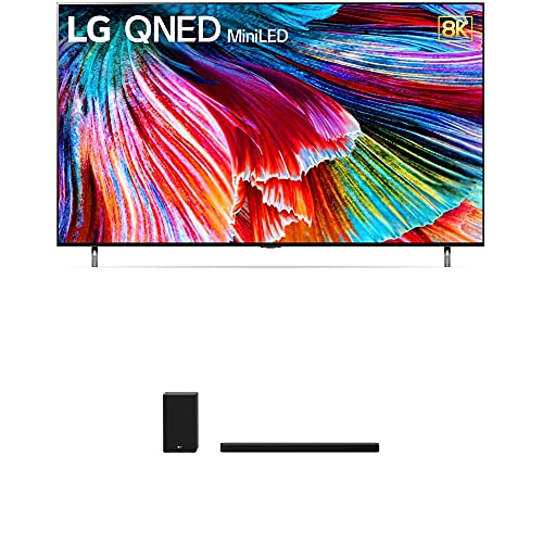 LG 75QNED99UPA Alexa Built-in QNED MiniLED 99 Series 75" 8K Smart UHD NanoCell TV (2021) with SP8YA Soundbar