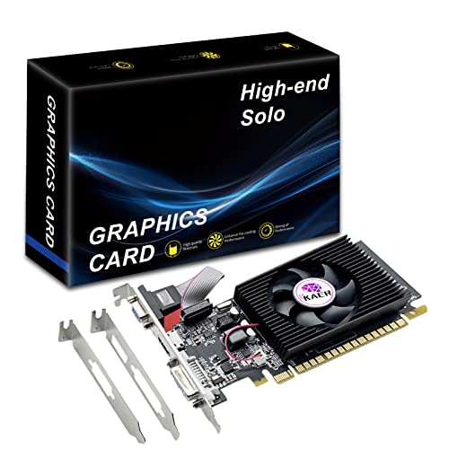GeForce GT 730 2GB DDR3 64 Bit PCI Express 2.0 X 8, DVI VGA HDMI of 3 Ports Low Profile Graphics Card, PC Video Card