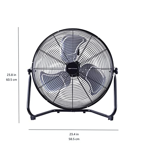 AmazonCommercial 20" High Velocity Industrial Fan, Black,