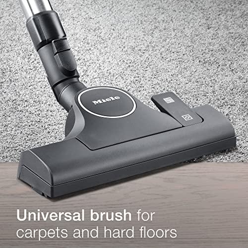 Miele Complete C2 Hardfloor Bagged Canister Vacuum Cleaner for Hard Floors and Low-Pile Carpet, Tech Blue