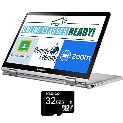 2021 Samsung Chromebook 12.2 Inch Touchscreen 2-in-1 Laptop| FHD 1200P Display| Intel Celeron 3965Y 1.5 GHz| 4GB RAM| 64GB eMMC| Digital Pen| Chrome OS + NexiGo 32GB MicroSD Card Bundle