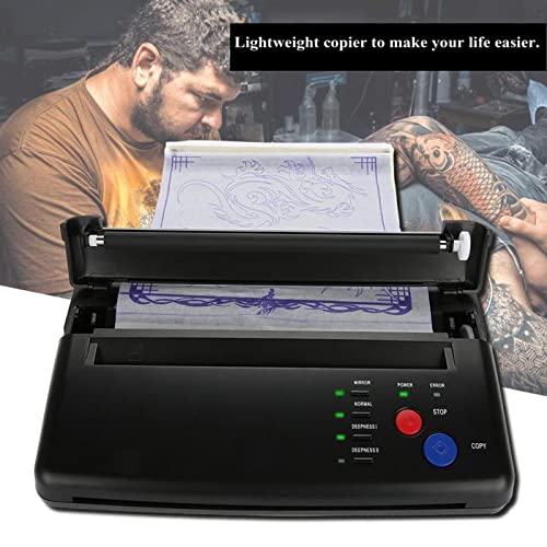 Tatto Transfer Stencil Machine Copier Printer Thermal Stencil Paper Printer for Temporary and Permanent Tattos
