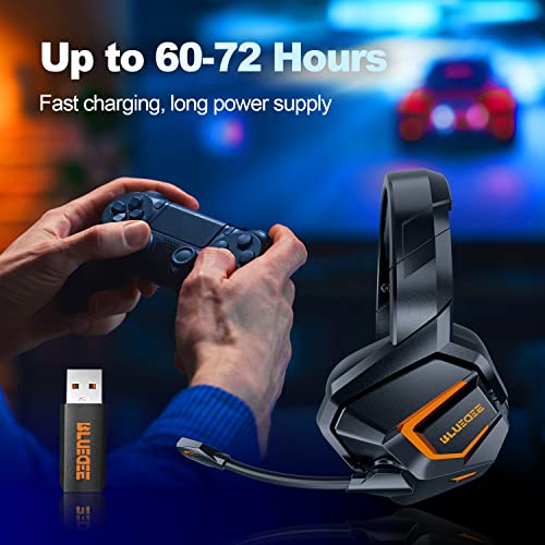 Gaming Headsets, Lossless Bass Surround, Extra-Thick Over-Ear Gaming Headphones, Light&Durable Fiberglass Frame, Wired Gaming Headset with Microphone for PS4/PS5/PC/Xbox/Switch