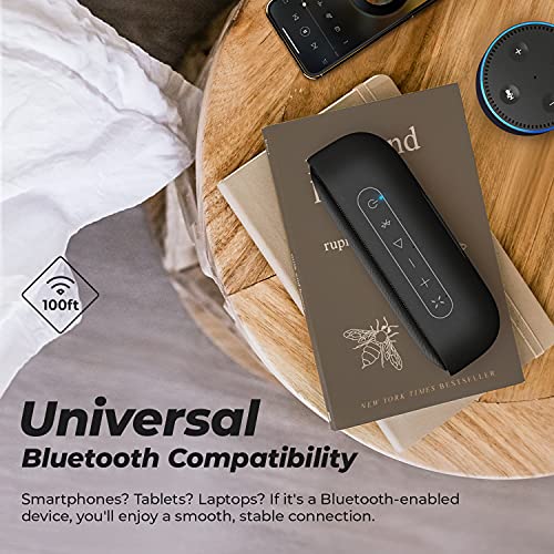 Upgraded Tribit MaxSound Plus Portable Bluetooth Speaker with 24W Powerful Louder Sound, Exceptional XBass, Audiobook EQ, 20H Playtime, IPX7 Waterproof, USB-C, TWS Pairing for Party, Travel, Outdoor