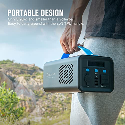 OLIGHT OStation Portable Power Station 230.88Wh Capacity USB-C Power Delivery Solar Generator for Outdoors, Camping, Travel, Hunting, Emergency Power, and More