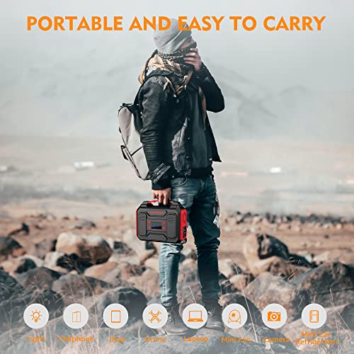 Portable Power Bank with AC Outlet, 250Wh/67500mAh, Portable Laptop Charger Backup Lithium Battery, 110V/250W Pure Sine Wave AC Outlet for Outdoors Camping RV Travel Emergency