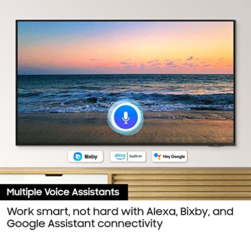 SAMSUNG 43-Inch Class Crystal 4K UHD AU8000 Series HDR, 3 HDMI Ports, Motion Xcelerator, Tap View, PC on TV, Q Symphony, Smart TV with Alexa Built-In (UN43AU8000FXZA, 2021 Model)