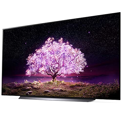 LG OLED83C1PUA 83 inch Class 4K Smart OLED TV with AI ThinQ (2021 Model) Bundle with Premium 4 YR CPS Enhanced Protection Pack