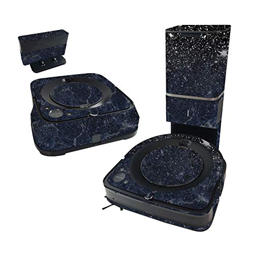 MightySkins Skin Compatible with iRobot Roomba s9+ Vacuum & Braava Jet m6 Bundle - Dark Shimmer Marble | , and Unique Vinyl Decal wrap Cover | Easy to Apply and Change Styles | Made in The USA