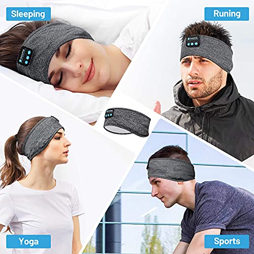 Sleep Headphones Wireless, Perytong Bluetooth Sports Headband Headphones with Ultra-Thin HD Stereo Speakers Perfect for Sleeping,Workout,Jogging,Yoga,Insomnia, Air Travel, Meditation