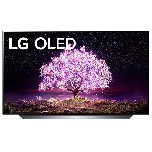 LG OLED65C1PUB 65 Inch 4K Smart OLED TV with AI ThinQ Bundle with LG SK1 2.0-Channel Compact Sound Bar with Bluetooth, 37-70 inch TV Wall Mount Bracket Bundle and 6-Outlet Surge Adapter