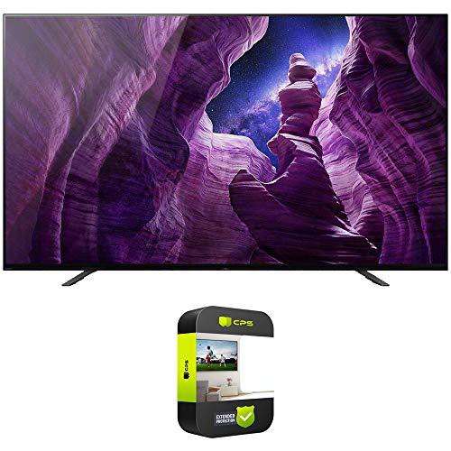 Sony XBR65A8H 65-inch A8H 4K OLED Smart TV Bundle with 1 YR CPS Enhanced Protection Pack