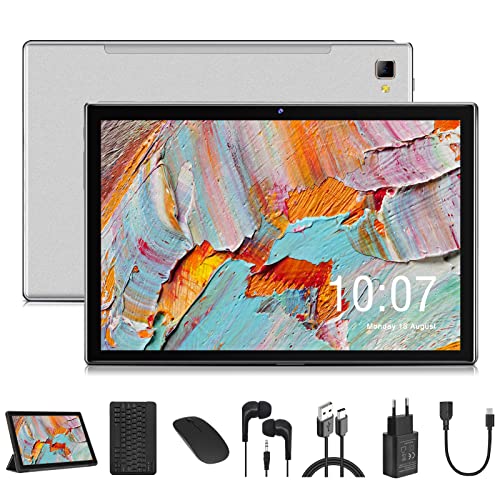 Android Tablet 10 inch Tablets: qunyiCO Y20 (10.1'') Android 10.0 Tablet, 4G Dual SIM, 4GB RAM 64GB ROM, 8000mAh, 1280x800 IPS, 5MP+13MP Dual Camera, 5G / 2.4G Dual WiFi, Type C/OTG/GPS