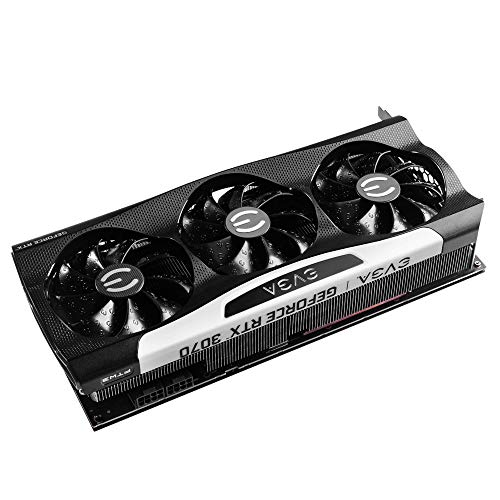 EVGA GeForce RTX 3070 FTW3 Ultra Gaming, 08G-P5-3767-KL, 8GB GDDR6, iCX3 Technology, ARGB LED, Metal Backplate, LHR