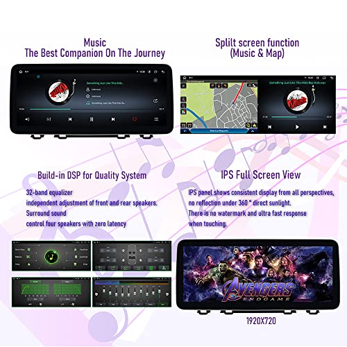 NO.4TEK 12.3 Inch Android Car Stereo Head Unit Android 12 Car Stereo 4GB+128GB Plug and Play for Honda CRV 2017-2021 with DSP Support 5G WiFi/Bluetooth/SWC