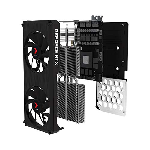 PNY GeForce RTX™ 3060 Ti 8GB XLR8 Gaming Revel Epic-X RGB™ Dual Fan Graphics Card LHR