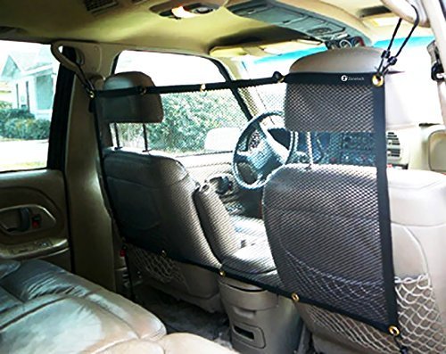 Zone Tech Pet Car Net Barrier – Universal Mesh Vehicle Pet