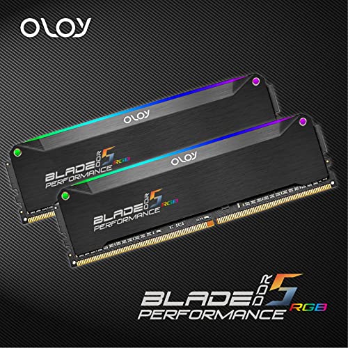 OLOy DDR5 RAM 32GB (2x16GB) Blade-RGB RGB 5200 MHz CL36 1.25V UDIMM (MD5U1652361BRKDE)