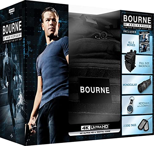 The Bourne Complete Collection - 20th Anniversary Limited Edition 4K Ultra HD + Digital [4K UHD]