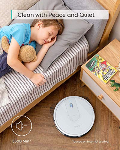 eufy by Anker, BoostIQ RoboVac 15C, Wi-Fi, Upgraded, Super-Thin, 1300Pa Strong Suction, Quiet, Self-Charging Robotic Vacuum Cleaner, Cleans Hard Floors to Medium-Pile Carpets (White)