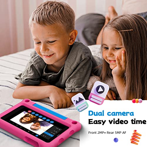 G-TiDE Kids Tablet 7 inch & 8 inch, Android 11 Tablet for Kids, Bigger Battery, 32GB Storage (Up to 128GB), Learn & Play Kids App (Klap), Parental Control, Kid-Proof Case, Screen Protector