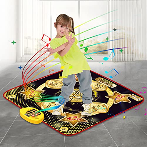 Children's Entertainment Games Dance Mat Parent-Child Interactive Intelligent Toys Led Dazzling Dance Weight Loss Game Yoga Music Blanket