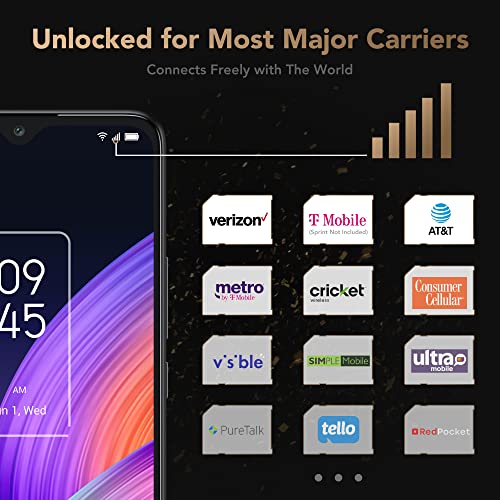 TCL 30XL |2022| Unlocked Cell Phone, 6.82 inch Vast Display, 5000mAh Battery, Android 12 Smartphone, 50MP AI Quad-Camera, 6GB RAM + 64GB ROM, US Version Mobile Phone, Dual Speaker Phone, Night Mist