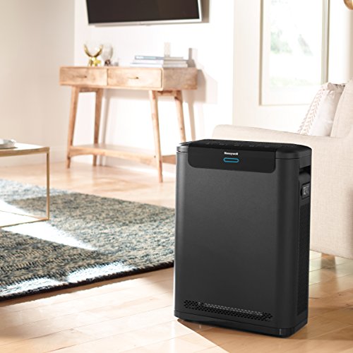 Honeywell Professional Series True HEPA Air Purifier, Airborne Allergen Reducer for Large Rooms (325 sq ft), Black - Wildfire/Smoke, Pollen, Pet Dander, and Dust Air Purifier, HPA600B