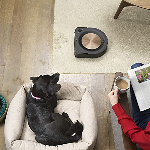 iRobot Roomba s9+ (9550) Robot Vacuum with Automatic Dirt Disposal- Empties itself, Wi-Fi Connected, Smart Mapping, Powerful Suction, Corners & Edges, Ideal for Pet Hair, Black