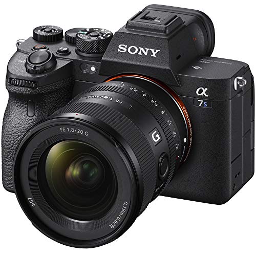 Sony a7S III Full Frame Mirrorless Camera Body with Sony FE 20mm F1.8 G Full-Frame Lens SEL20F18G ILCE-7SM3/B Bundle with Deco Gear Photography Backpack Case, Software and Accessories