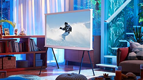 SAMSUNG 43-Inch Class The Serif LS01B Series - QLED 4K Smart TV with Alexa Built-in (QN43LS01BAFXZA, 2022 Model)