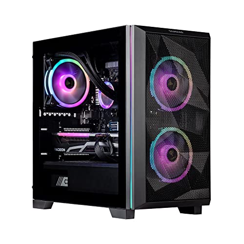 Velztorm Mini Pilum Custom Built Gaming Desktop PC (AMD Ryzen 7-3700X 8-Core, Radeon RX 6700 XT, 64GB RAM, 2TB PCIe SSD + 6TB HDD (3.5), WiFi, USB 3.2, HDMI, Bluetooth, Win 11 Pro)