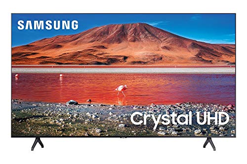 SAMSUNG 50-Inch Class Crystal UHD TU7000 Series - 4K UHD Smart TV with Alexa Built-in (UN50TU7000FXZA)