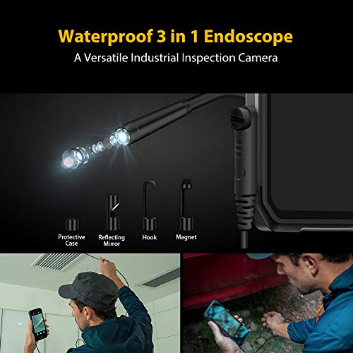 Rugged Smartphone, Ulefone Armor 9 with Endoscope, FLIR Thermal Imaging Camera, Endoscoped Supported, Helio P90 8GB + 128GB Android 10, 64MP Camera, 6600mAh, 6.3' FHD+ Screen, NFC, OTG, US Version