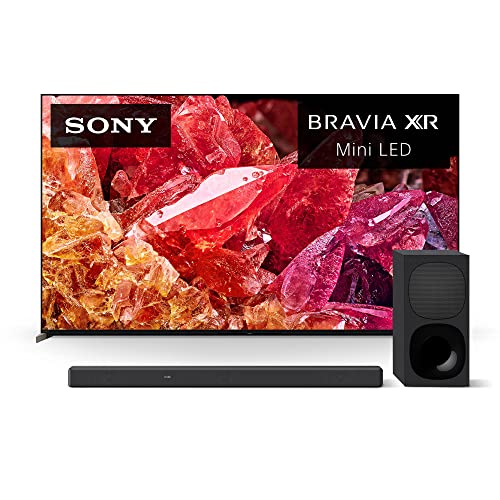 Sony 65 Inch 4K Ultra HD TV X95K Series: BRAVIA XR Mini LED Smart Google TV, Dolby Vision HDR, Exclusive Features for PS 5 XR65X95K- 2022 Model w/HT-G700: 3.1CH Dolby Atmos/X Soundbar Bluetooth Tech